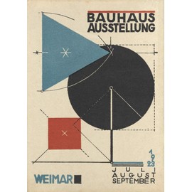 RPW Roystone Print Works Vintage Bauhaus 'The 1923 Bauhaus Exhibition', Germany, Herbert Bayer, Reproduction 200gsm A4/A3 Vintage Bauhaus Poster (A4)