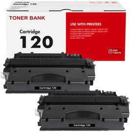 120 Toner Cartridge Black 2-Pack Compatible Replacement for Canon 120 CRG120 CRG-120 Toner Cartridge for imageCLASS D1120 D1550 D1150 D1320 D1350 D1520 D1370 D1180 D1170 MF6680 MF417 Printer