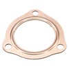 YUCHENSHLP 2.5 inch Copper Header Collector Gaskets Reusable for SBC