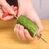 Bessy shop Fruit Spiral,2 PCS Vegetable Spiral Cutter,Manual Carrot Cucumber