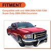 ECOTRIC Front Grille Compatible with Ford 1999-2004 F250 F350 Super