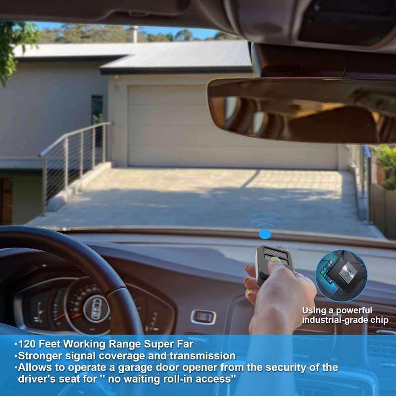 890MAX Garage Door Opener Remote, 2 Replacement for LiftMaster/Chamberlain/Craftsman, Universal