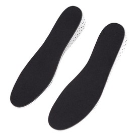 Plantillas invisibles de aumento de altura Zapatillas deportivas de inserción con elevación de talón transpirables y amortiguadoras de golpes(4cm)