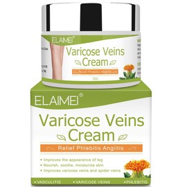 Varicose Vein Cream for Legs - Improves Blood Circulation, Reduces Spider Veins and Heaviness, Relieves Phlebitis VeinsTreats Spider Veins in LegsImproves Leg Appearance (1)