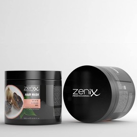 Zenix Black Garlic Hair Care Mask 500 ml | Hair Mask with Garlic | Intensive Repairing Hair Treatment Brittle Dry Damaged Hair | Black Garlic Hair Treatment | Black Garlic Oil