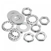 sourcing map Pack of 150 Lamp Tubes Lock Nuts M10