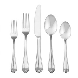 Hampton Forge Brooke 54 Piece Flatware Set with Wood Chest