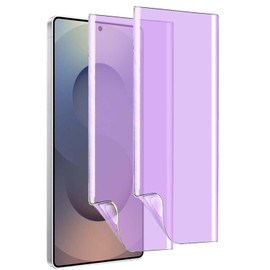 ZSHMJMJ 2 Pack Anti-Blue Light Screen Protector for Galaxy S25 Ultra [Not Glass],Eye Protection Blue Light Blocking Screen Protective Film Flexible TPU Full Coverage Hydrogel Film for S25 Ultra 6.9"