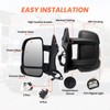 MOFOAP Left Driver Side Mirror Compatible with 2014-2024 Ram Promaster