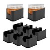 laffoonparts 8Pcs Sugar Packet Holders, Black Acrylic Plastic Sugar Bag