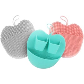 INNERNEED 3 PCS Soft Silicone Facial Cleansing Brush Exfoliating Pad