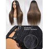 Julia Hair V Part Glueless Wig Human Hair Yaki Straight