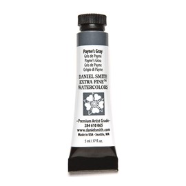 DANIEL SMITH Extra Fine Watercolor Paint, 5ml Tube, Payne's Gray, 284610065