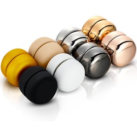 Hijab Magnetic Pins, 8 Pairs Strong Magnetic Hijab Pins for Women, No-Snag Pinless Hijab Magnets, Multi-Purpose Scarf Clasp Brooch Buttons for Clothes