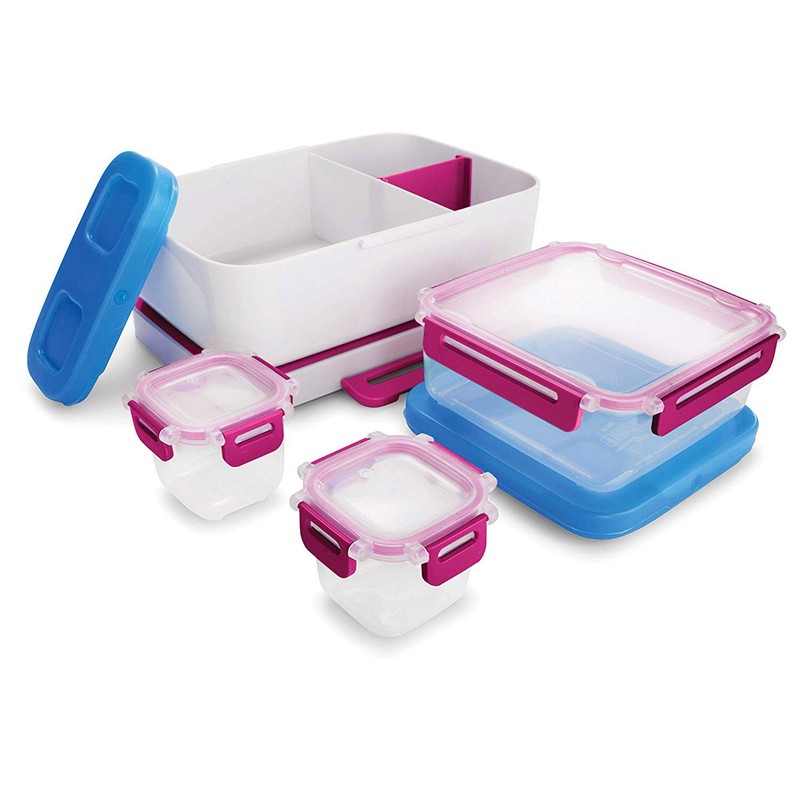 Rubbermaid LunchBlox Leak-Proof Entree Lunch Container Kit with Case, Small,