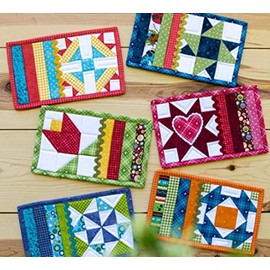 The Whole Country Caboodle Patchwork Garden Mug Rugs Pattern