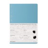 Nitoms S4145 STALOGY Notebook, 1/2 Ear, A5, Plain, Blue