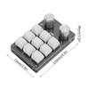 Wireless Programmable Shortcut Keyboard USB Bluetooth Dual Mode 9 Keys