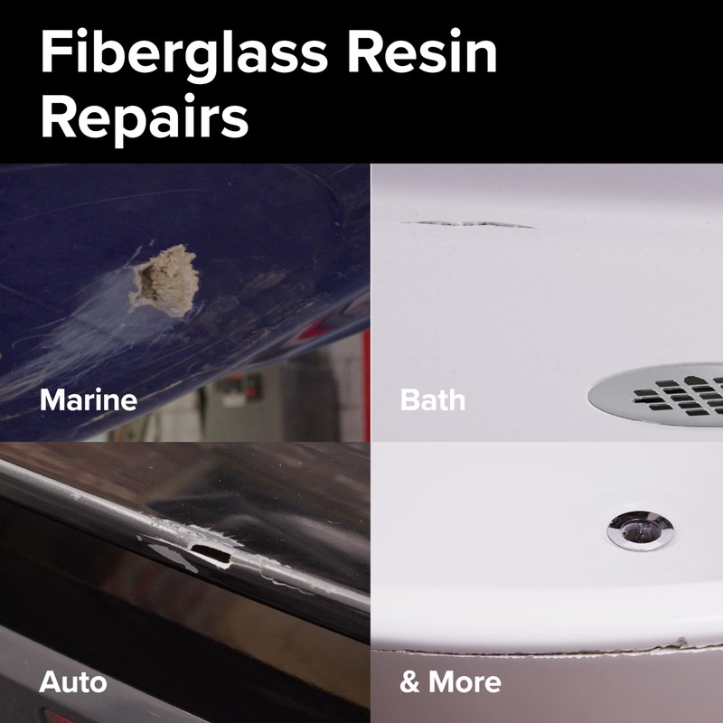 J-B Weld Fiberglass Resin - Quart - Bath, Marine &