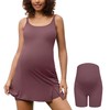 Bhome Maternity Athleisure Dress for Tennis Golf Summer Tank Dress