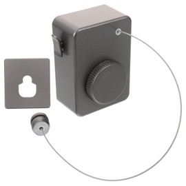 Operitacx Adjustable Retractable Clothesline Heavy Duty Stainless Steel Outdoor Clothes Dryer Elegant Grey Design for Indoor and Outdoor Use Maximum Meters