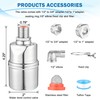 Mornajina 1/2" 3/4" 1" Automatic Float Valve, 304 Stainless Steel