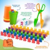 Skoolzy Counting Bears Set - 70 Pc Color Sorting Sensory