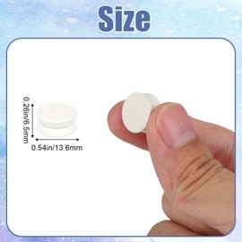 Pack of 12 Strong Hijab Magnets, 13.6 x 6.5 mm Multifunctional Mat Round Pinnless Hijab Magnetic Pins for Women Scarf Shirt Veil Dress Clothing (12 Colours)