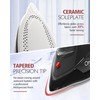 OMAIGA Cordless Iron for Clothes, 1500W Steam Iron Rapid Heating,