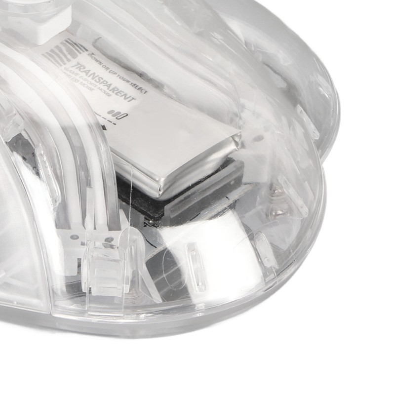 Gaming Mouse 2.4G Wireless Bluetooth Wired USB Transparent 3 Mode