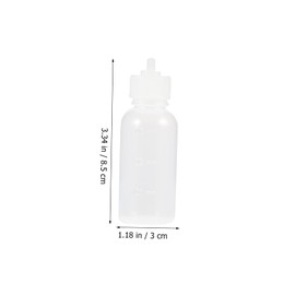 Gadpiparty 1Set Precision Tip Applicator Bottle Portable Squeeze Tip Bottles for Glue Ink Paint Oil for Crafting and Detail Work Reusable and Easy to Use