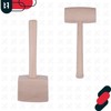 KOTARBAU® Wooden Hammer Diameter 65 mm for Carpenters Sheet Metal