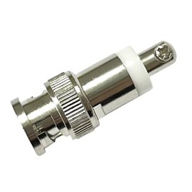 1pc BNC Male RF Connector Nickelplated Swivel Screw for Telescopic Antenna Socket