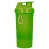 Cilindro Shaker para proteina 450ml. Botella con compartimentos y mezclador.