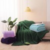 Exclusivo Mezcla Twin Size Reversible Sherpa Fleece Blanket, Soft Plush