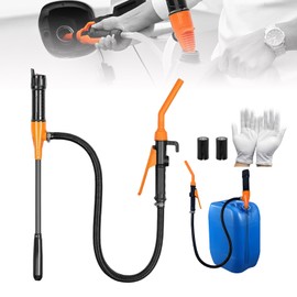 Portable Transfer Pump Gas Water Siphon Pump for Gas, Fuel, Diesel, Water Transfer 2.5 GPM, Liquid Siphon Pump with Adjustable Flow Control, Handheld Liquid Transfer Pump