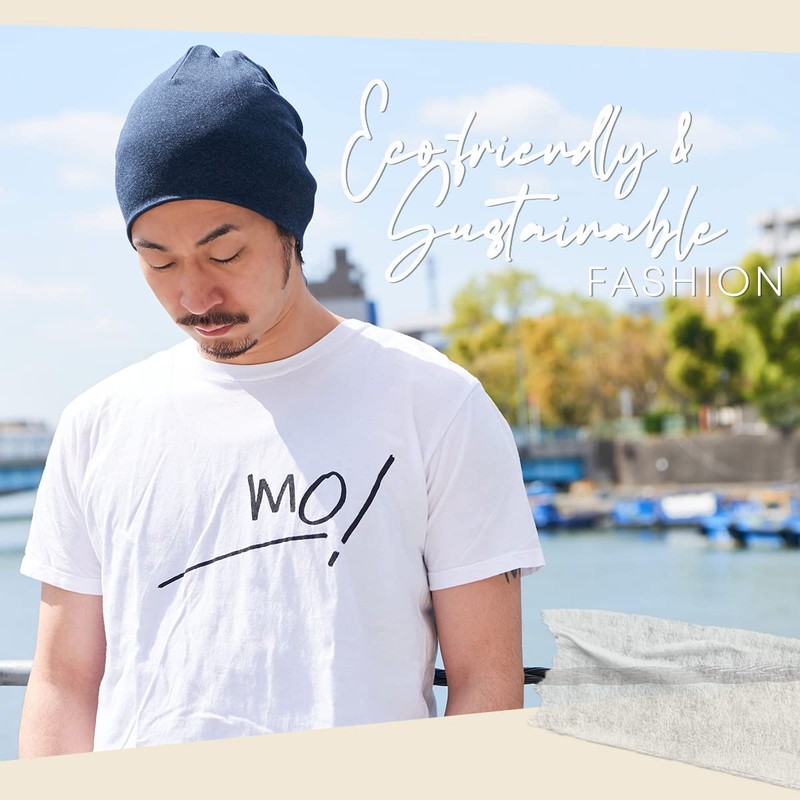 CHARM - Gorro de algodón orgánico para hombre, fabricado en