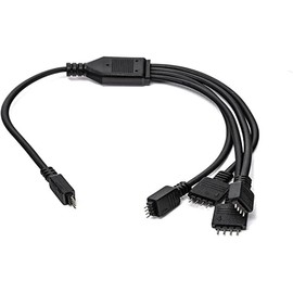 EKWB EK-RGB 4-Way Splitter Cable, 30cm