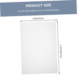 Tofficu 50pcs A4 Tracing Paper Roll Glassine Paper for Copying Printing for Sewing