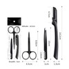 3pc Eyebrow Set. Includes scissors, tweezers with comb and foldable