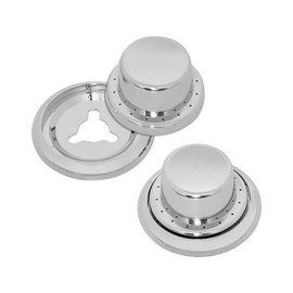 Grand General 68636 Plastic Chrome Computer Control Dash Knob with Base for Peterbilt