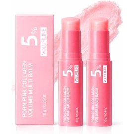 PDRN Pink Collagen Volume Multi Bálsamo, Barra Cosmética Hidratante 2pcs
