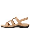 Vionic with Orthaheel Technology Women's Amber Gold Cork Sandal 11