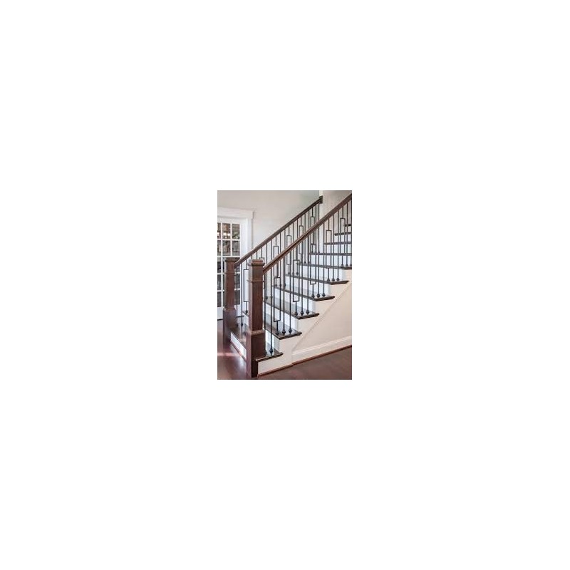 Iron Staircase/Railing Baluster - Rectangle 1/2inch Bar (Set of 5)