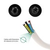 JINDOUZI ABS IP67 Waterproof Dustproof Electrical Junction Box, with 15A