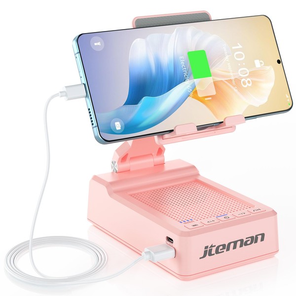 JTEMAN Gifts for Men Women,Cell Phone Stand with Bluetooth Speaker,Cool