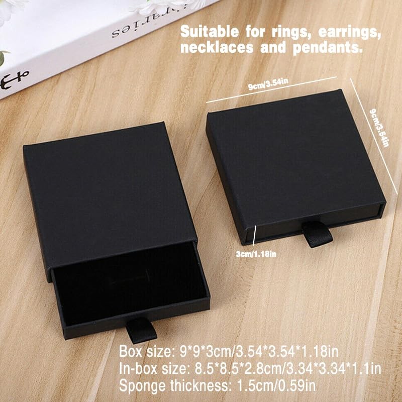 1-10PCS Jewellery Gift Boxes Necklace Ring Bracelet Bangle Earring Cardboard