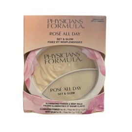 Physicians Formula Rose All Day Set & Glow Illuminating Powder & Dewy Balm, Luminous Light 1711499
