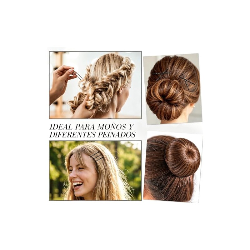 Kit de Pinzas para Cabello, 466 Piezas con Pasadores y