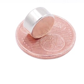 Aprilheld 15 Disc Magnets 10 x 5 mm N52 Strongest Class Neodymium Magnets Extra Strong Power Magnet for Notice Board, Whiteboard, Photo, Fridge Mini Magnetic Disc